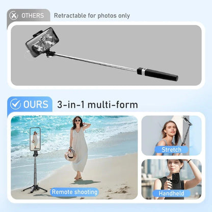 Pocket-Size MagSafe Selfie-Stick Tripod with Bluetooth Remote