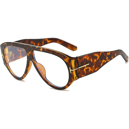 Oversized UV400 Aviator Sunglasses