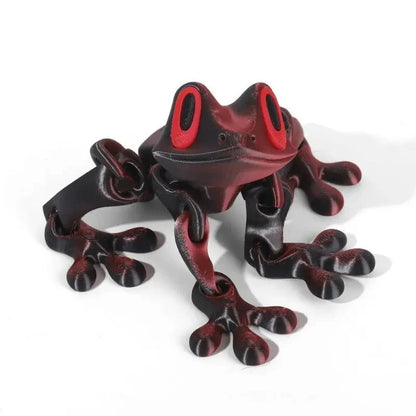 Poseable 3D Printed Frog Magnet