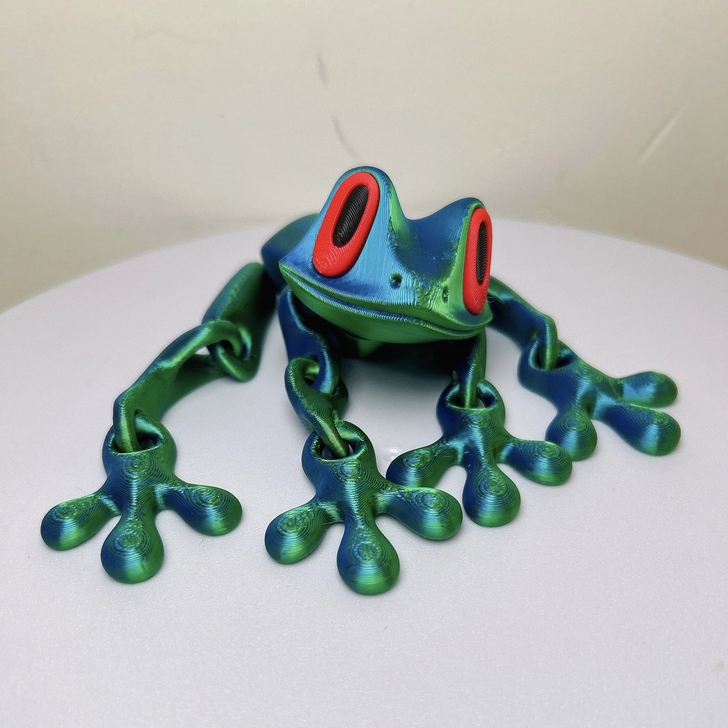 Poseable 3D Printed Frog Magnet
