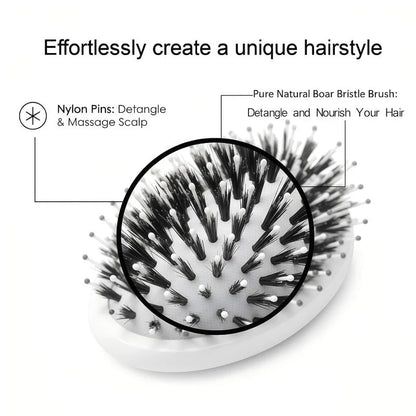 Natural Boar Bristle Hair Brush