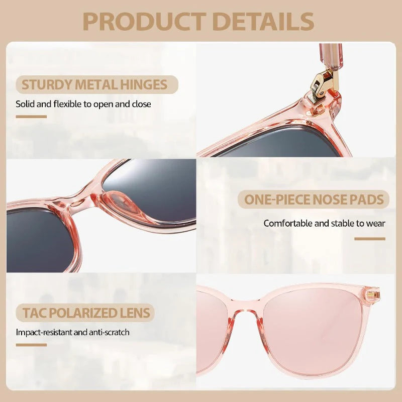 Oversized Polarized Fashion Sunglasses