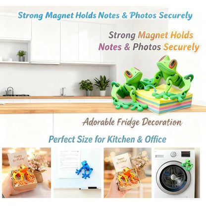Poseable 3D Printed Frog Magnet