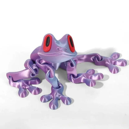 Poseable 3D Printed Frog Magnet