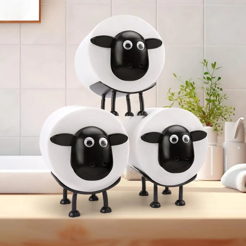 Playful Sheep Toilet Organizer