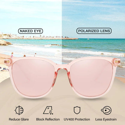 Oversized Polarized Fashion Sunglasses